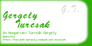 gergely turcsak business card